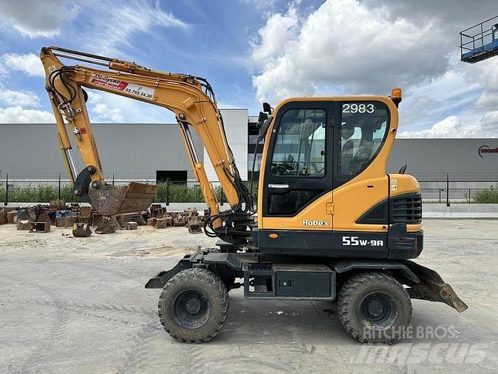 Hyundai R55W-9A Gumikerekes kotrók