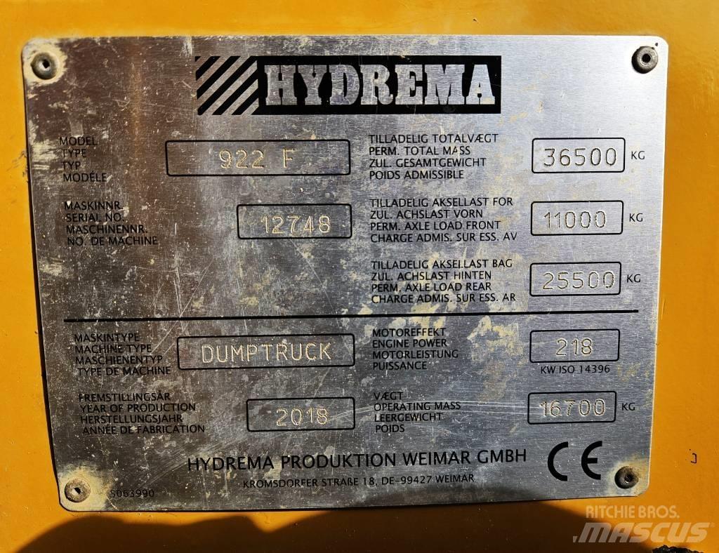 Hydrema 922 F Mezei dömperek