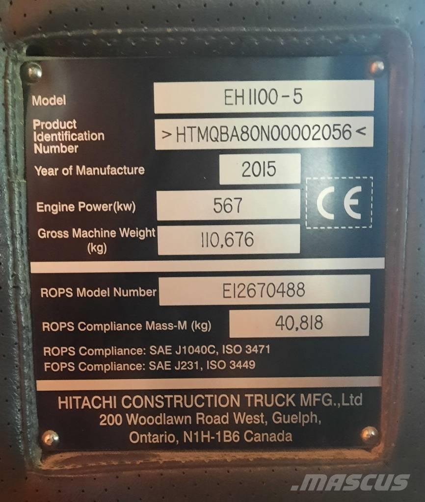 Hitachi EH 1100-5 Nehézdömper