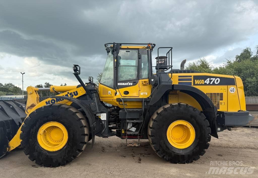 Komatsu WA470-8 Gumikerekes homlokrakodók