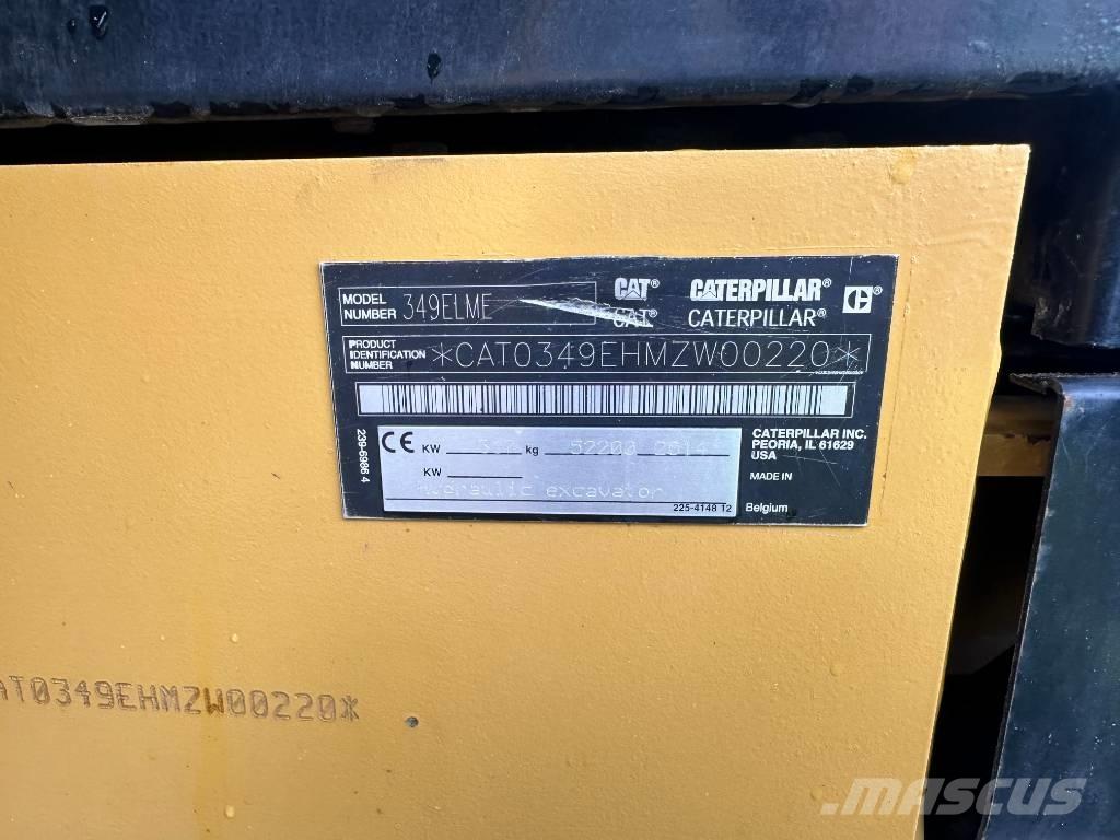 CAT 349 E Lánctalpas kotrók