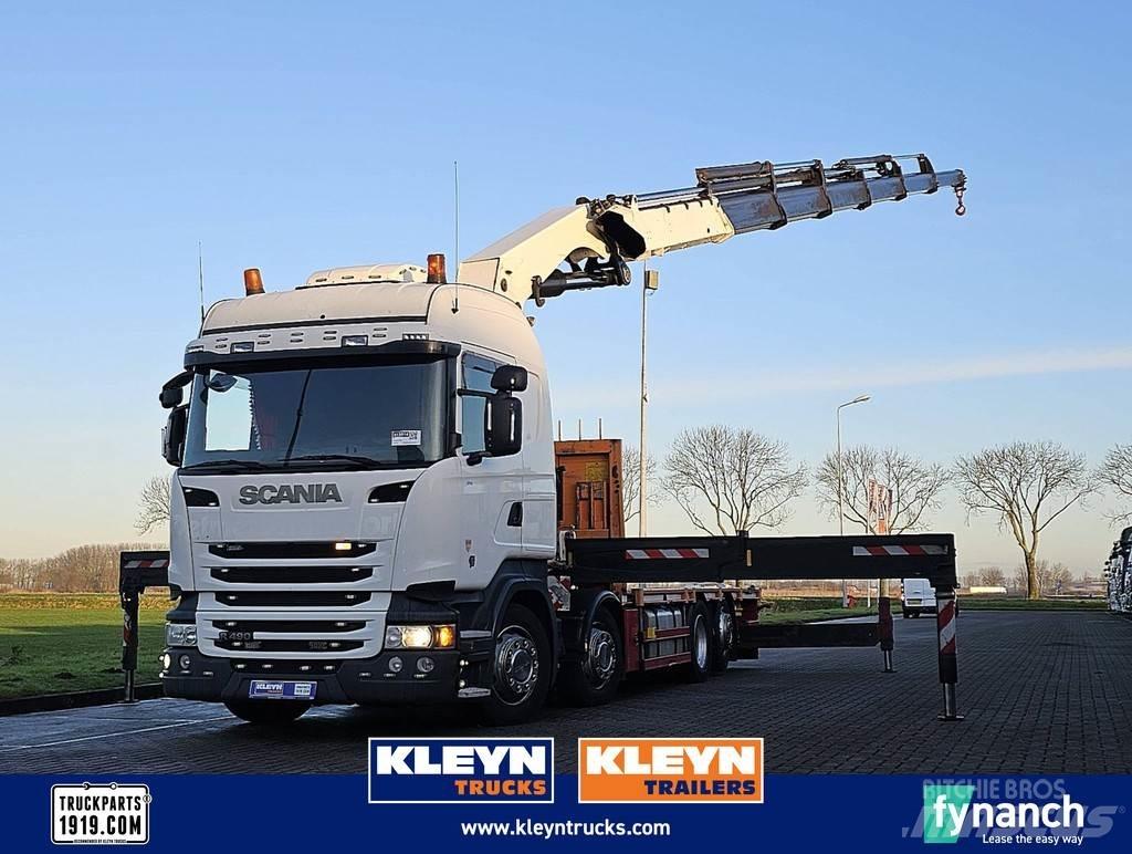 Scania R490 Platós / Ponyvás teherautók