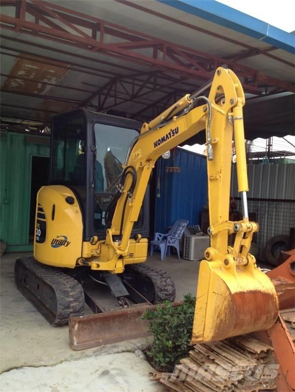 Komatsu PC 30 MR-3 Mini kotrók < 7t