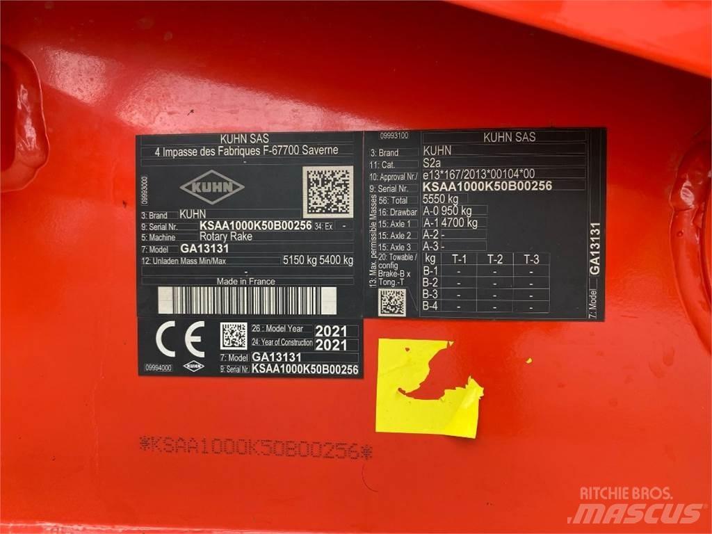 Kuhn GA13131 Rendkészítő Kombájnok