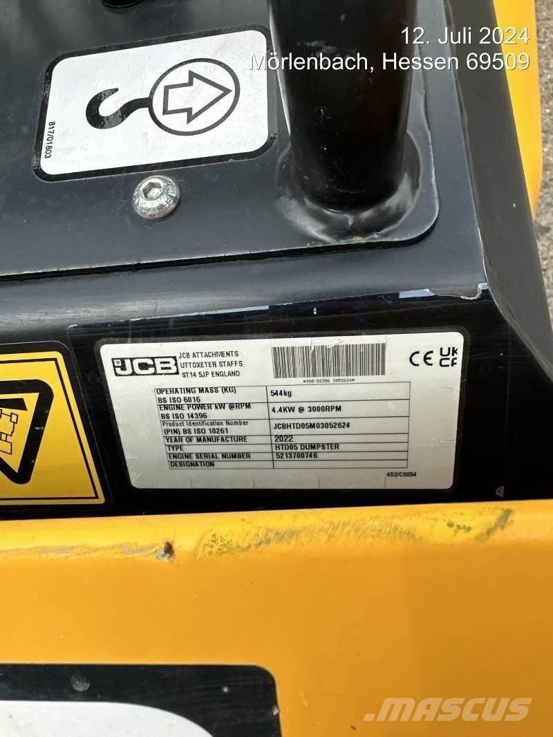 JCB HTD5 Mezei dömperek