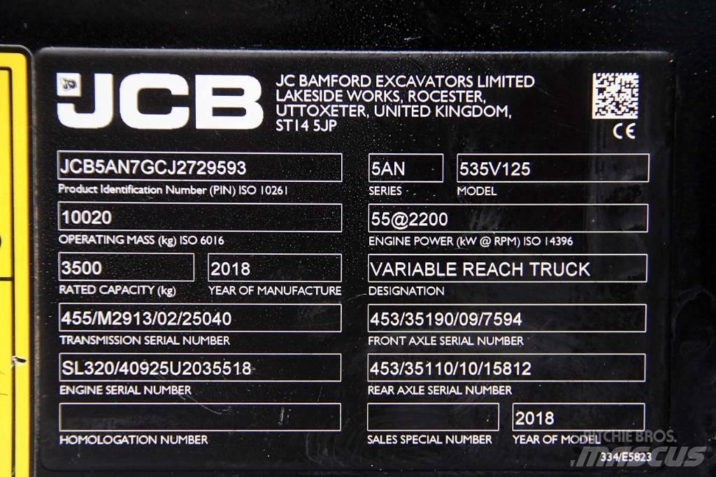 JCB 535-125 Teleszkópos rakodók
