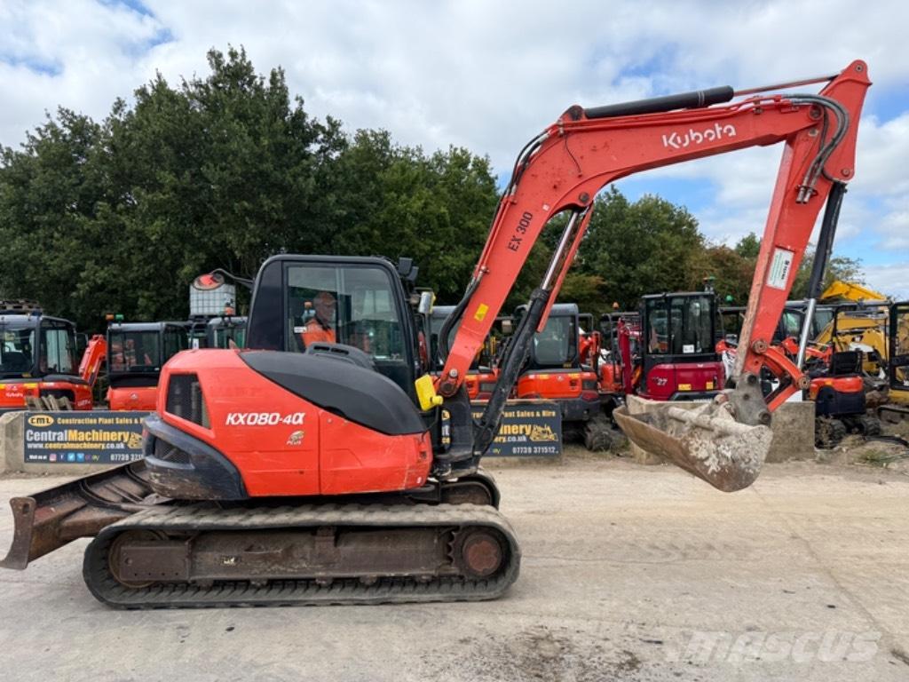 Kubota KX 080-4 Közepes (midi) kotrók 7 t - 12 t