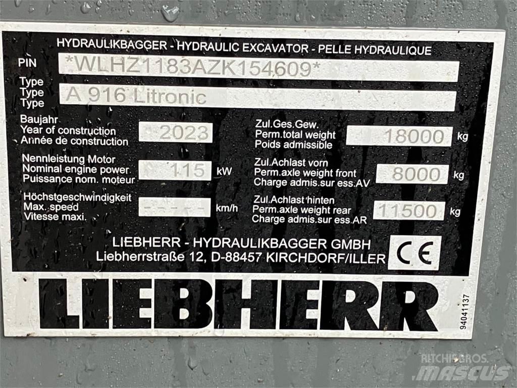 Liebherr A916 Gumikerekes kotrók