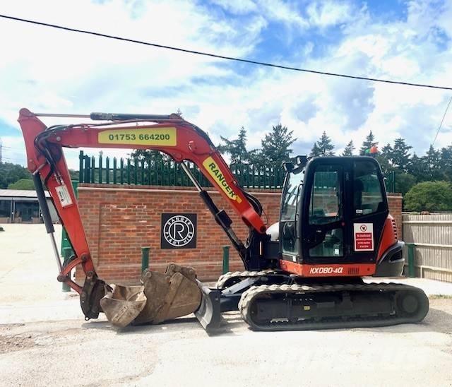 Kubota KX 080-4 Közepes (midi) kotrók 7 t - 12 t