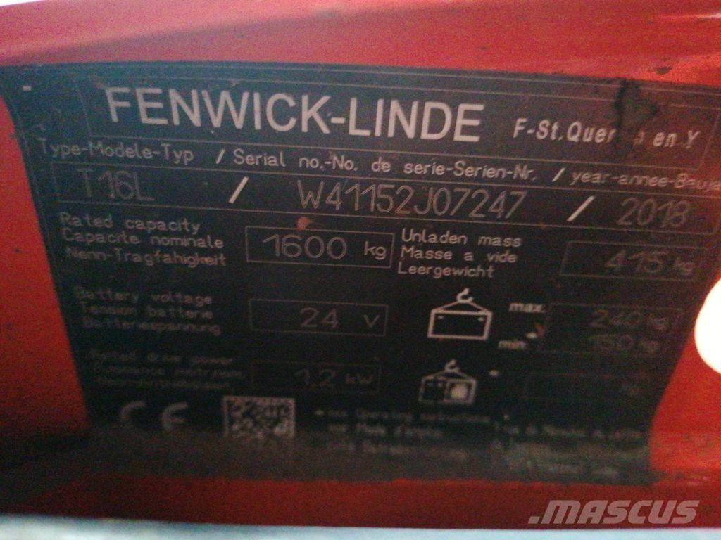 Linde T16L Alacsony emelőkocsi
