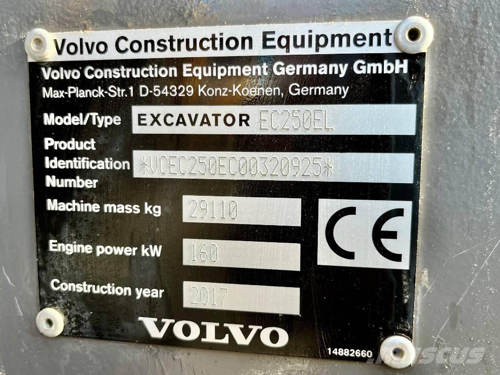 Volvo EC 250 E Lánctalpas kotrók