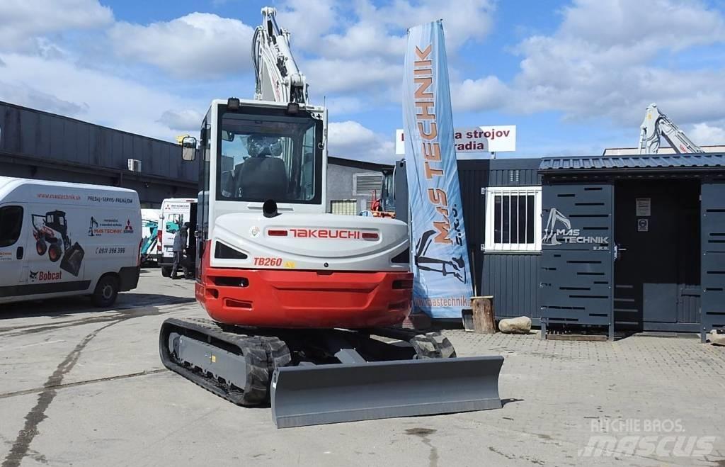 Takeuchi TB 260 Mini kotrók < 7t