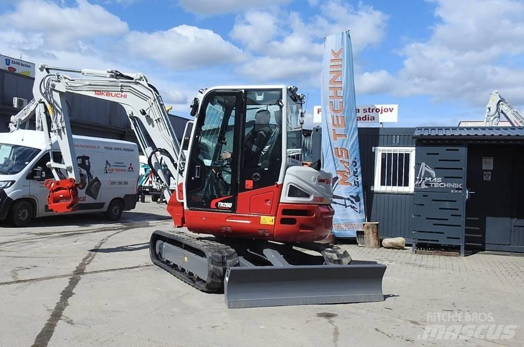 Takeuchi TB 260 Mini kotrók < 7t