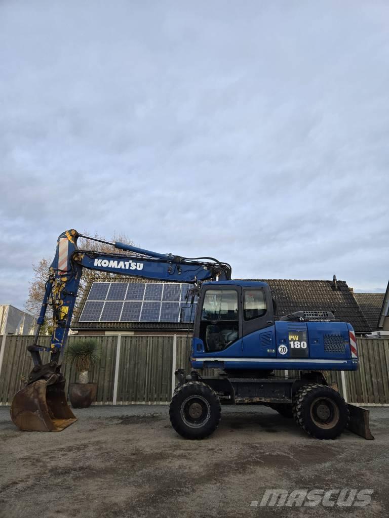 Komatsu PW 180-7EO Gumikerekes kotrók