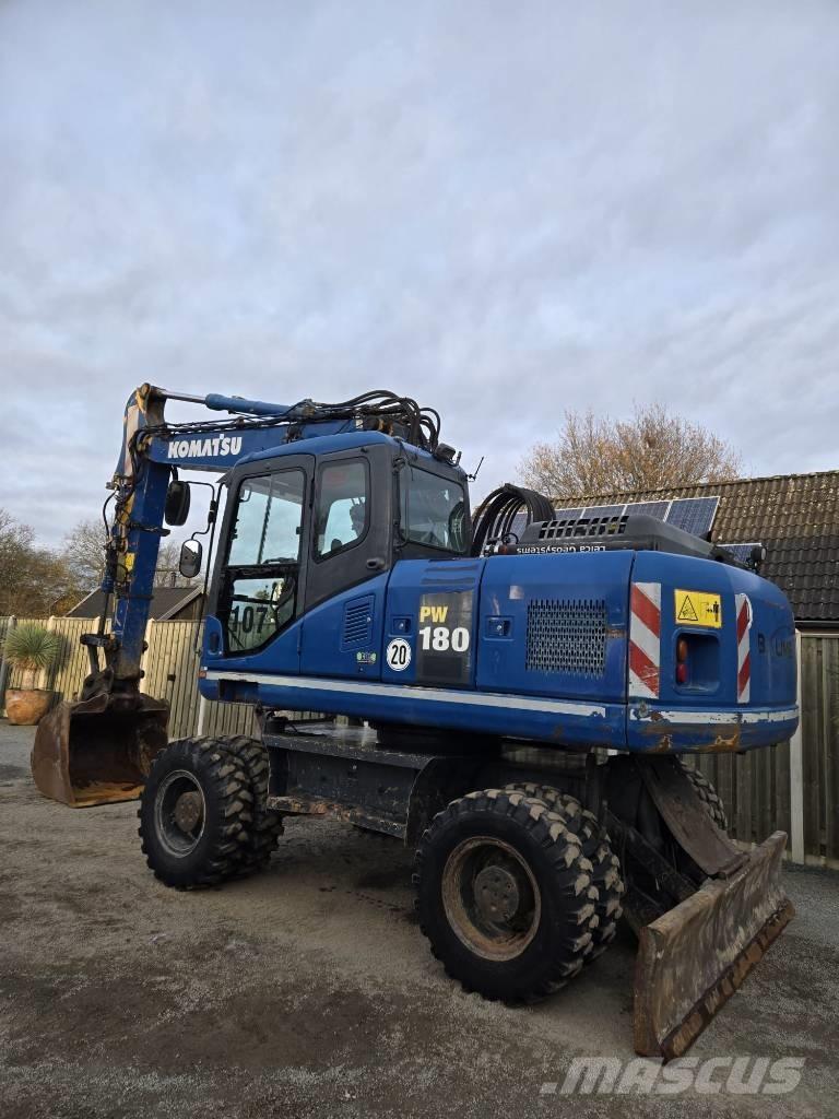 Komatsu PW 180-7EO Gumikerekes kotrók