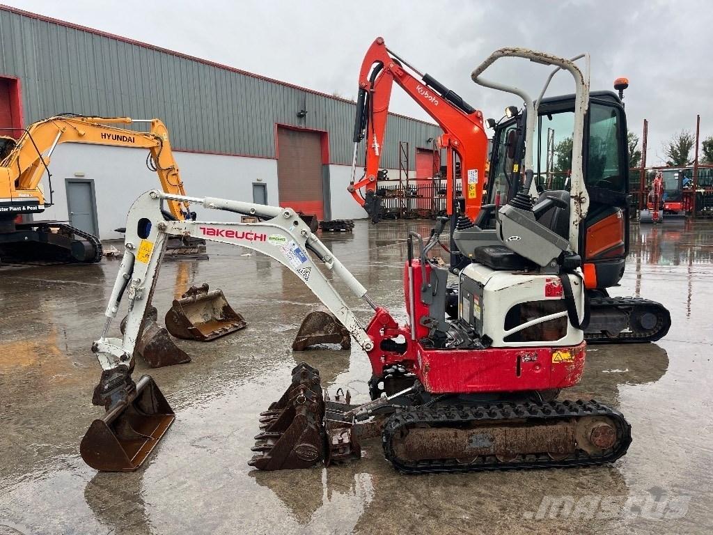 Takeuchi TB 210 R Mini kotrók < 7t