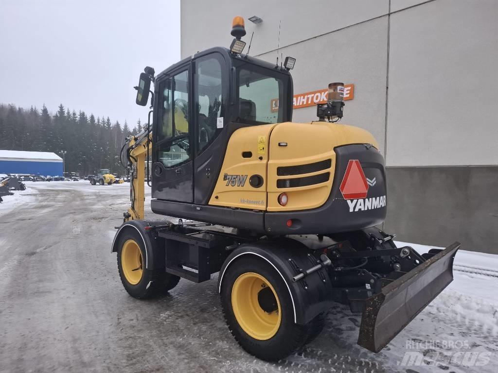 Yanmar B 75 W Gumikerekes kotrók