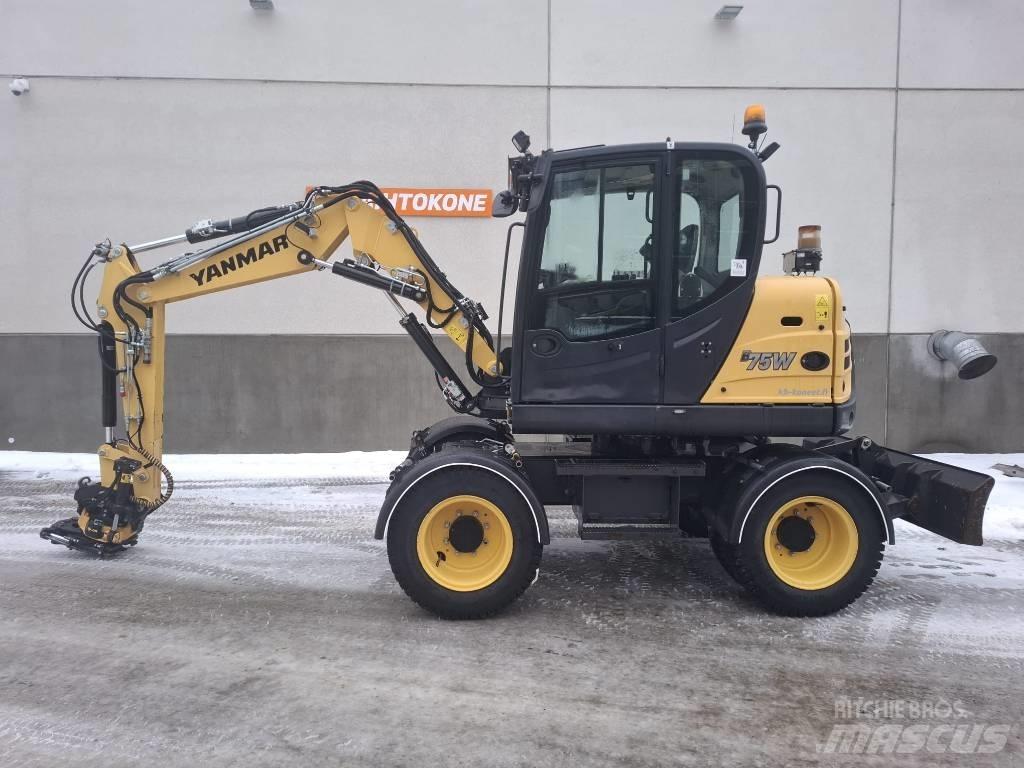 Yanmar B 75 W Gumikerekes kotrók