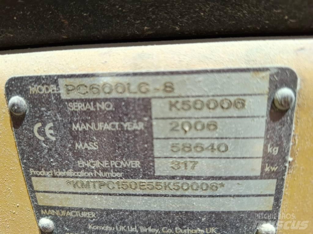 Komatsu PC 600 LC-8 Lánctalpas kotrók