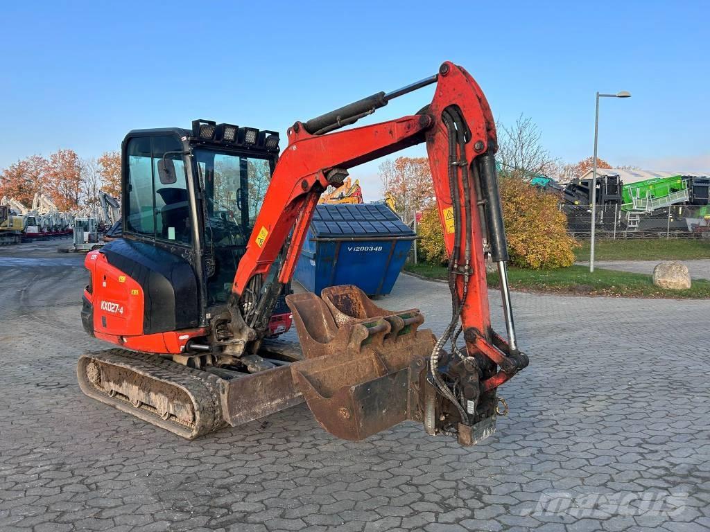 Kubota KX 027-4 Mini kotrók < 7t