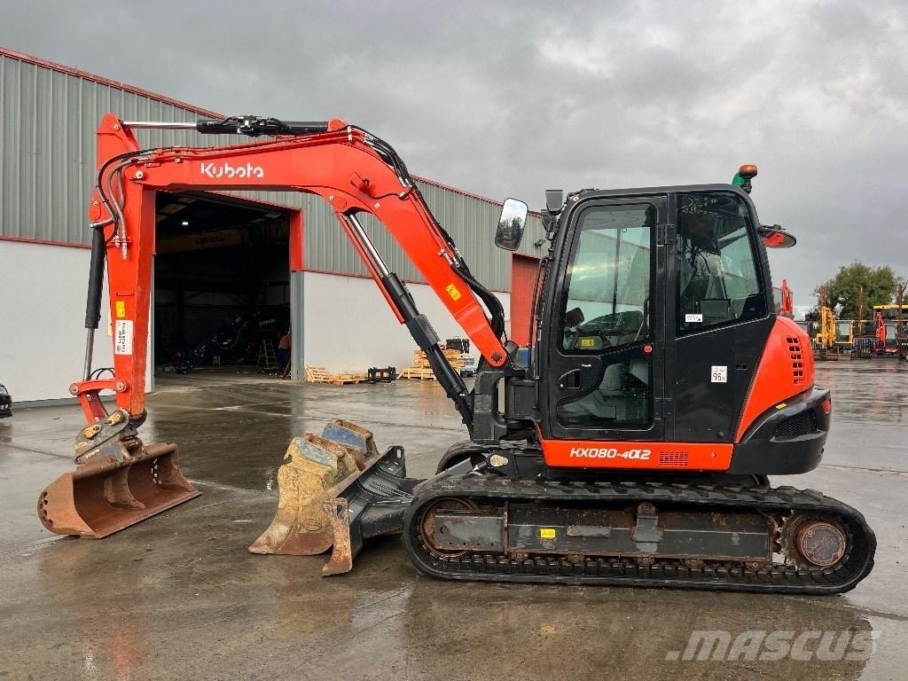 Kubota KX 080-4 Közepes (midi) kotrók 7 t - 12 t