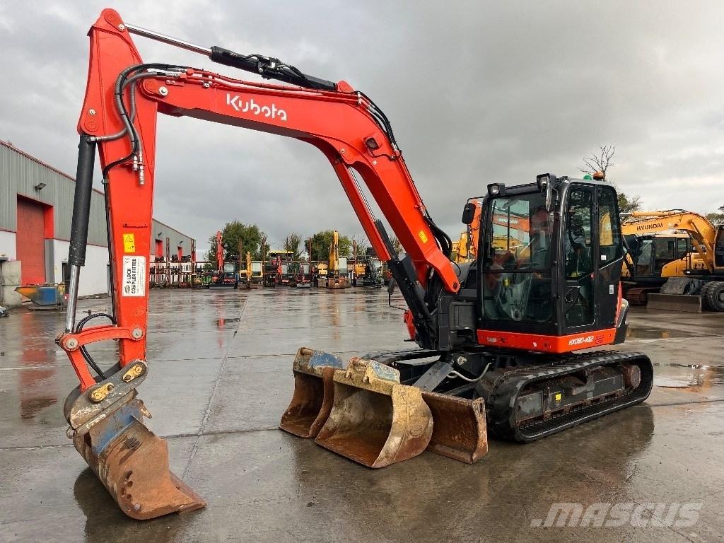 Kubota KX 080-4 Közepes (midi) kotrók 7 t - 12 t