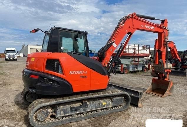 Kubota KX080-4S2 Lánctalpas kotrók