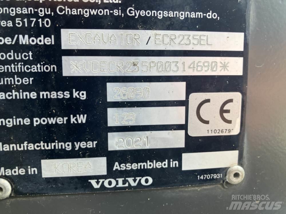 Volvo ECR235EL Lánctalpas kotrók