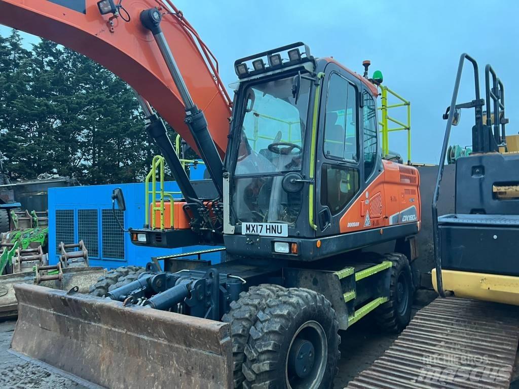 Doosan DX 190 W-3 Gumikerekes kotrók