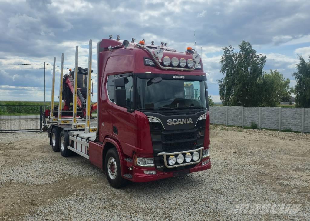 Scania R 650 Rönkszállító teherautók