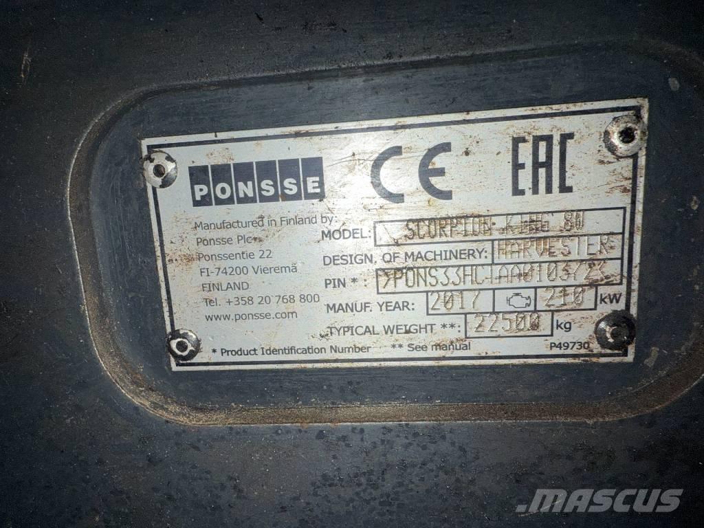 Ponsse Scorpion King Betakarítók