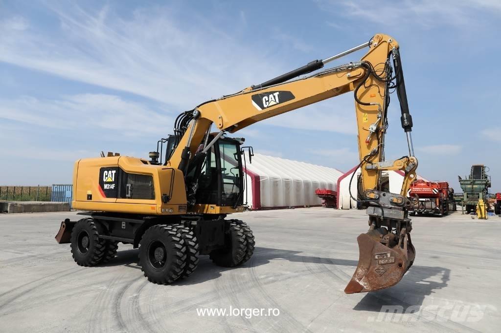 CAT M 314 F Gumikerekes kotrók