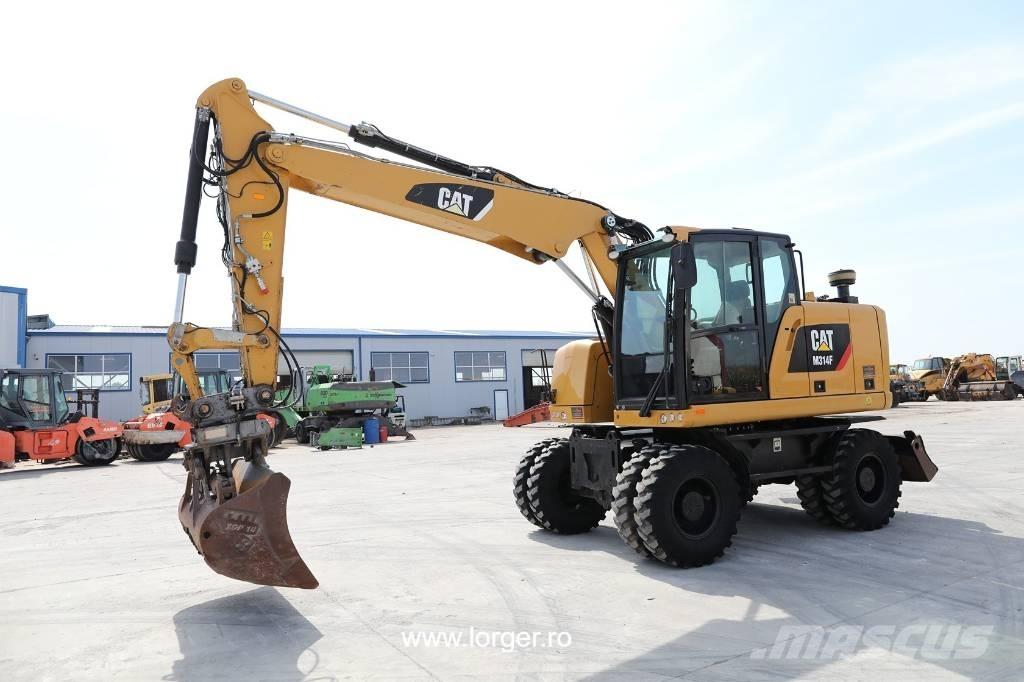 CAT M 314 F Gumikerekes kotrók
