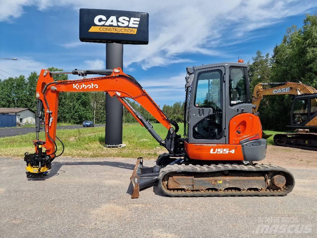Kubota U 55-4 Mini kotrók < 7t