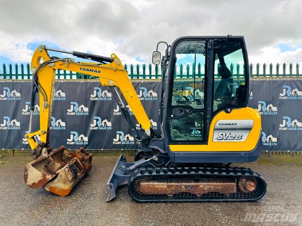 Yanmar SV 26 Mini kotrók < 7t