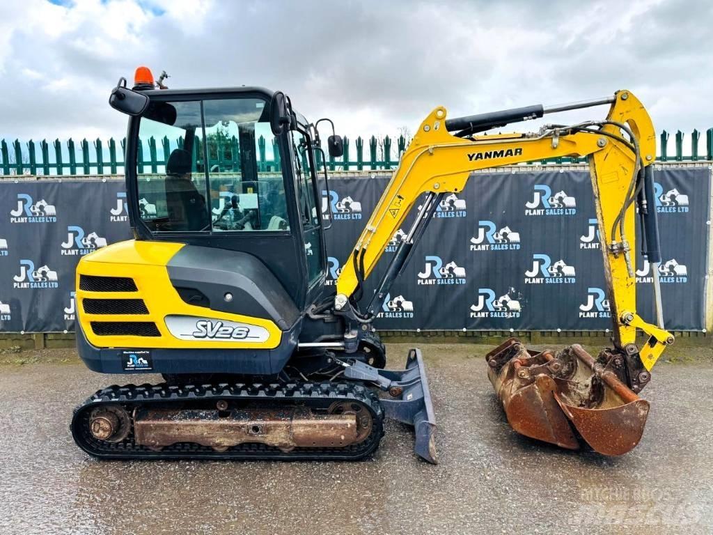 Yanmar SV 26 Mini kotrók < 7t