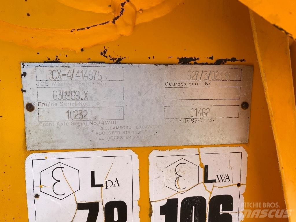 JCB 3 CX Kotrórakodók