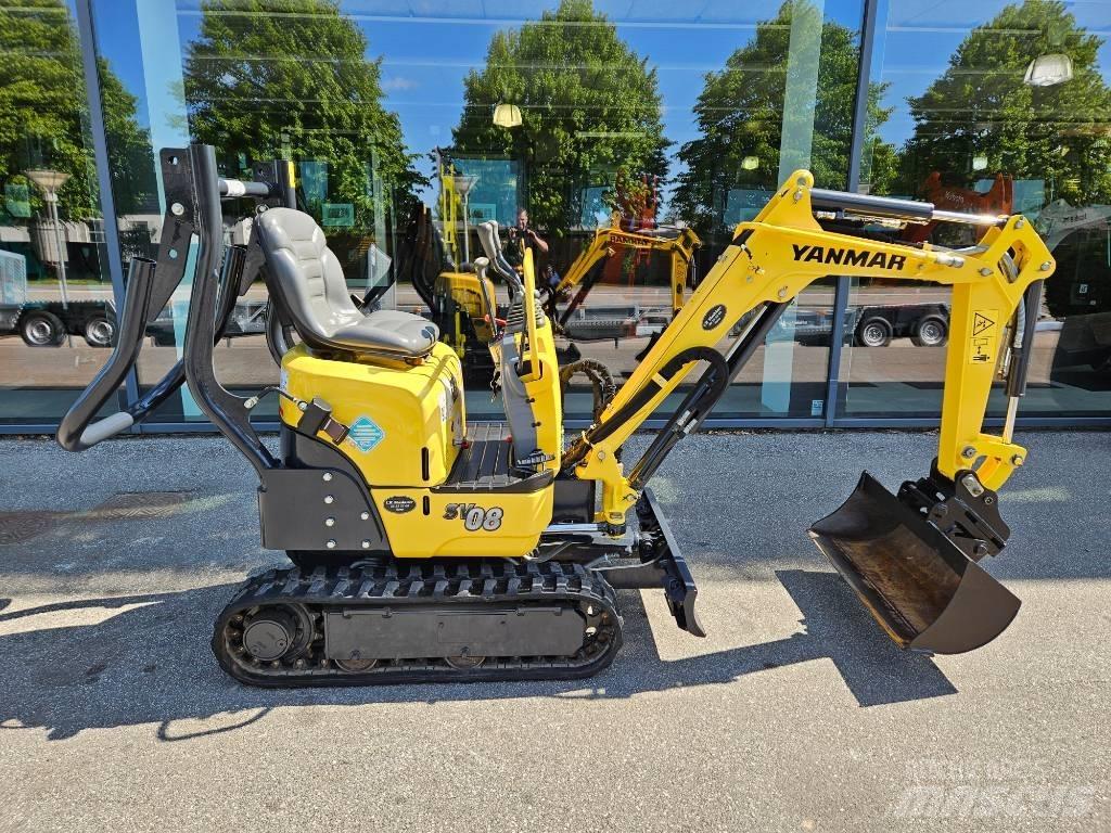 Yanmar SV 08 Mini kotrók < 7t