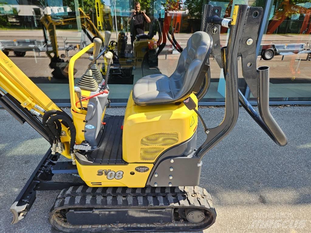 Yanmar SV 08 Mini kotrók < 7t