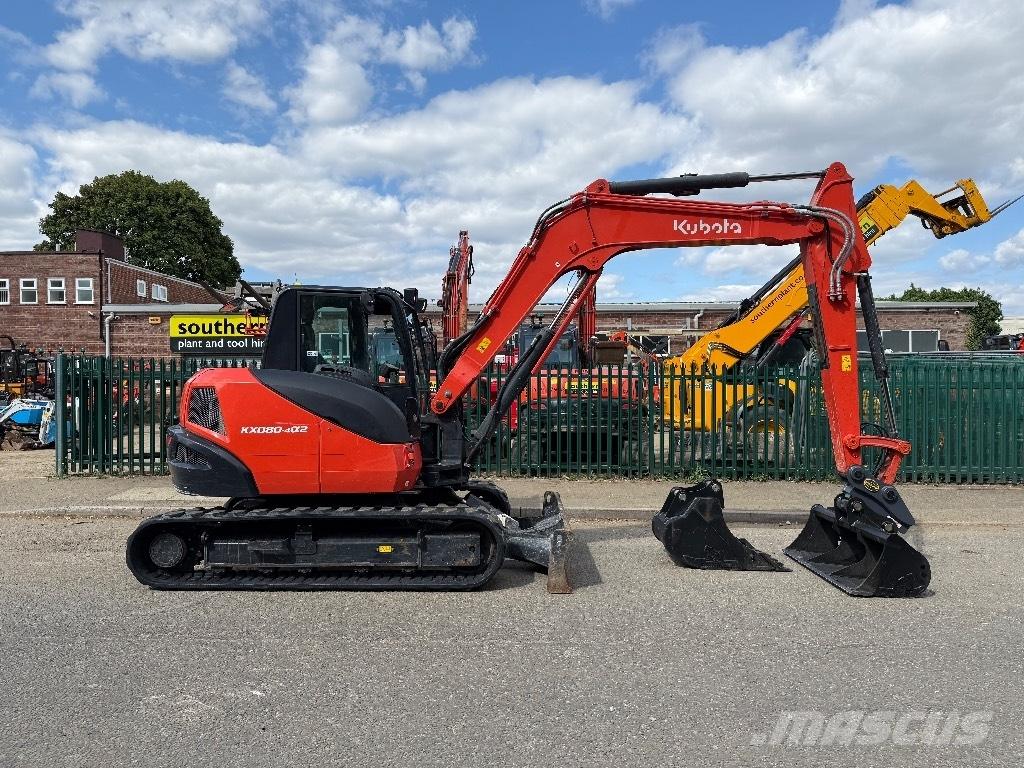 Kubota KX 080-4 Közepes (midi) kotrók 7 t - 12 t