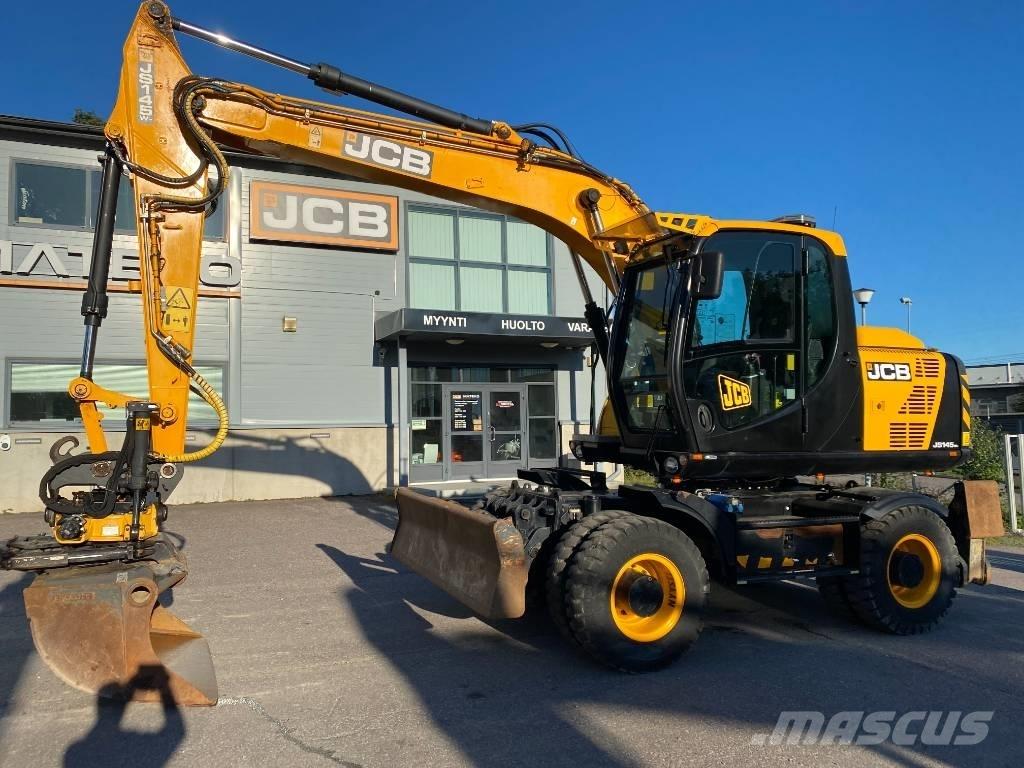 JCB JS145W T4i Gumikerekes kotrók