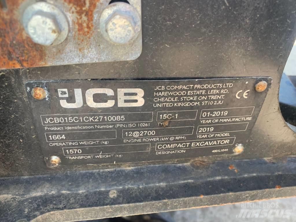 JCB 15 C-1 Mini kotrók < 7t