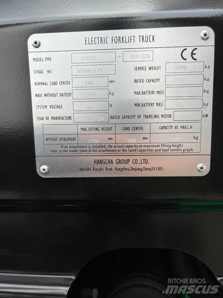 Hangcha CPD 25 Elektromos targoncák