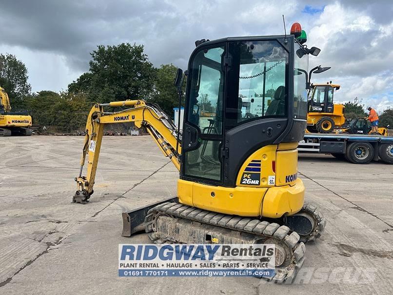 Komatsu PC 26 MR-5 Mini kotrók < 7t