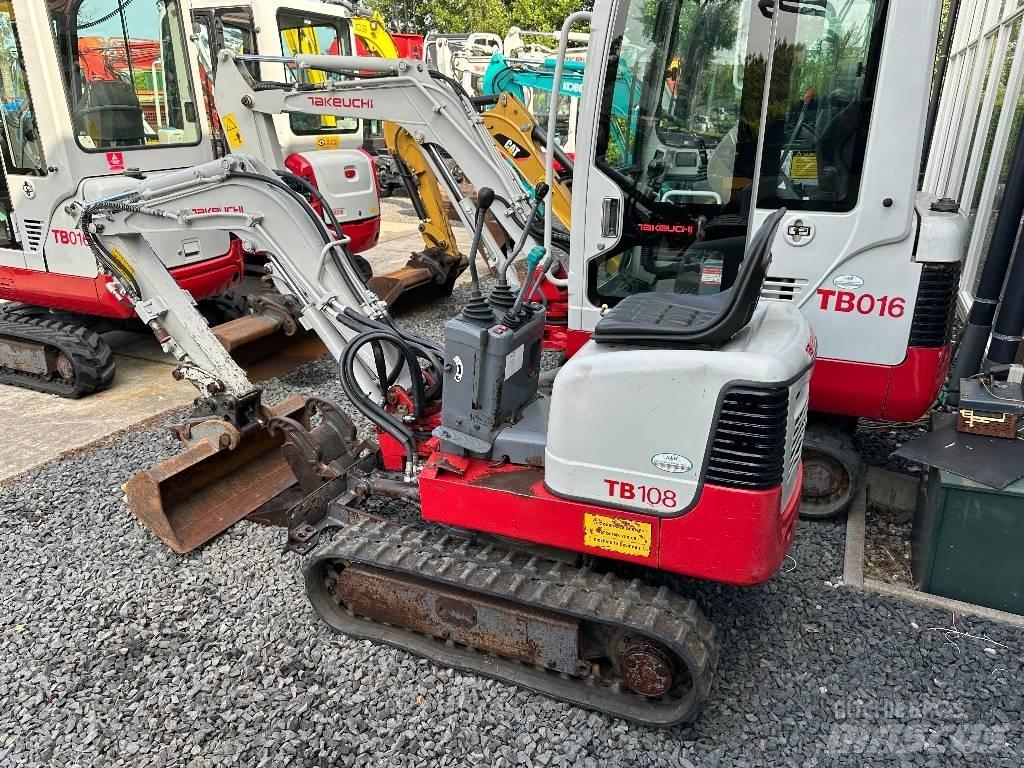 Takeuchi TB108 Mini kotrók < 7t