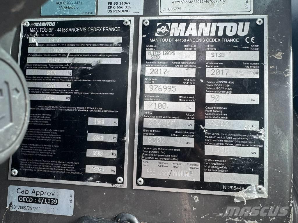 Manitou MLT 735-120 Teleszkópos mezőgazdasági rakodók