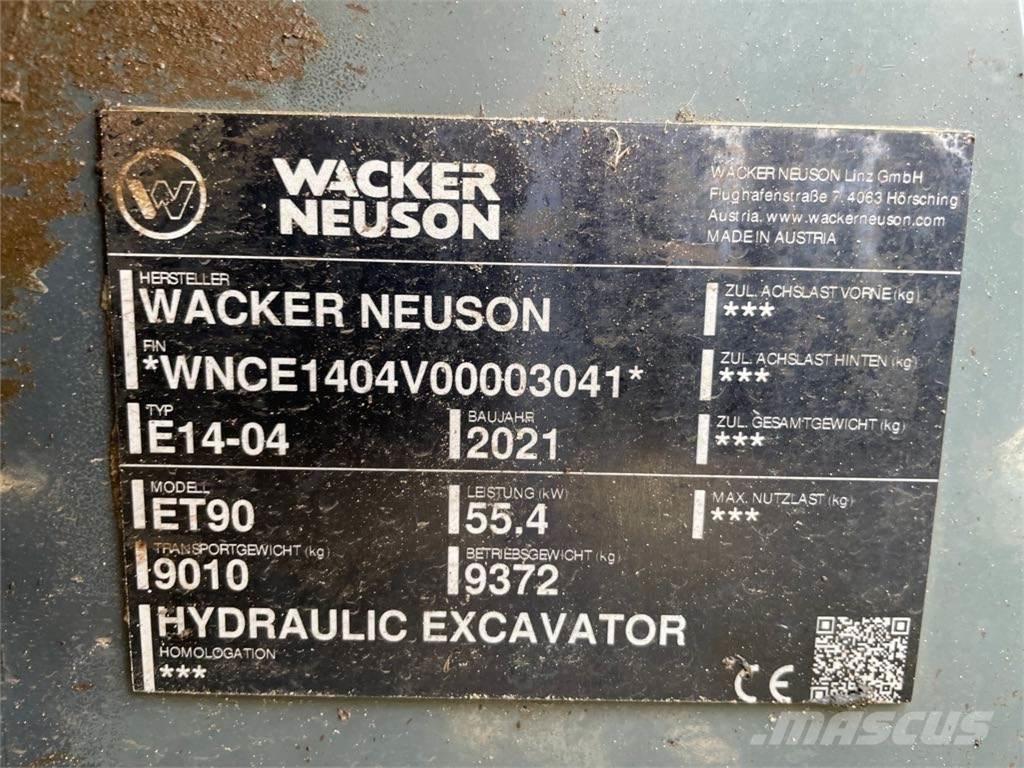 Wacker Neuson ET90 Lánctalpas kotrók