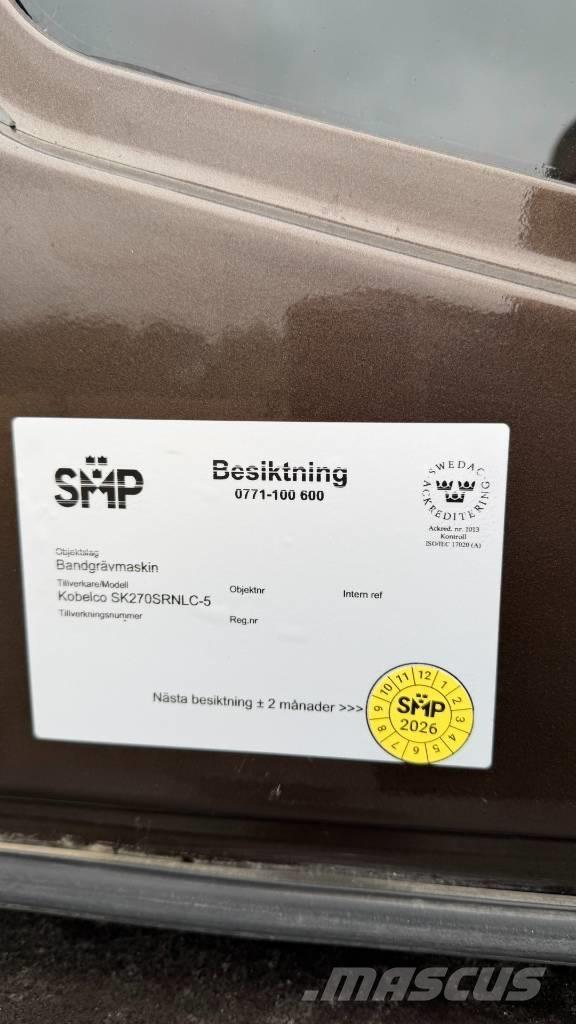Kobelco SK 270 LC Lánctalpas kotrók