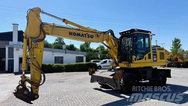 Komatsu PW 180-10 Gumikerekes kotrók