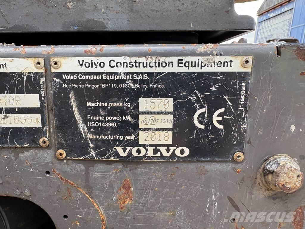 Volvo EC 15 D Mini kotrók < 7t